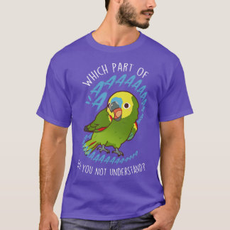 Camiseta BlueFronted Amazon Parrot Aaaa