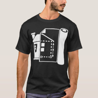 Camiseta Blueprint House Architect 1