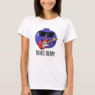 Camiseta Blues Berry Funny Fruta Pun