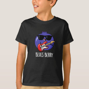 Camiseta Blues Berry Funny Fruta Pun Dark BG