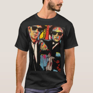 Camiseta Blues Brothers Pop Art - Estilo Retro