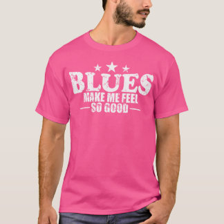 Camiseta Blues me faz sentir tão bem trompete de música