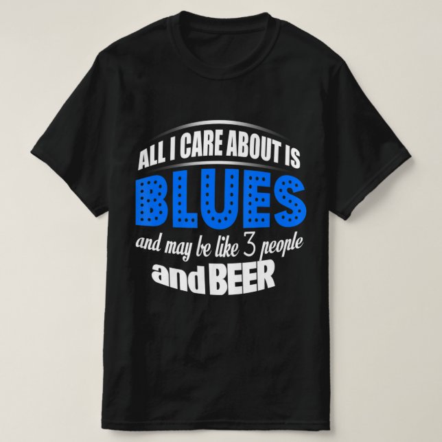 Camiseta Blues Music (Frente do Design)