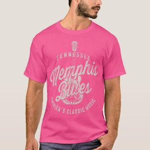 Camiseta Blues Music Usa Guitar Vintage