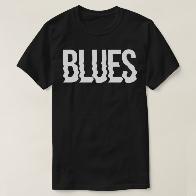 Camiseta Blues Wavy (Frente do Design)