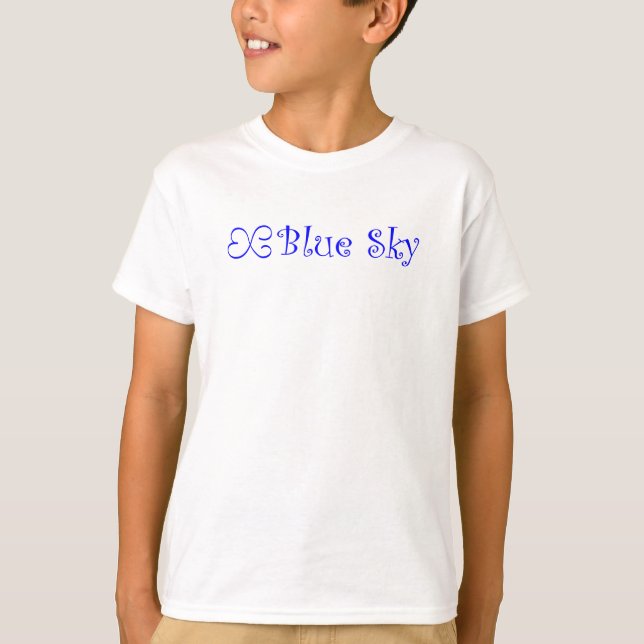 Camiseta blueskylogowhite21 (Frente)