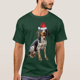 Camiseta Bluetick Coonhound Dog Engraçado Natal