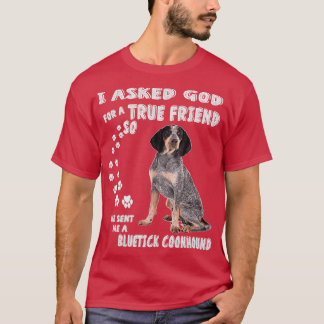 Camiseta Bluetick Coonhound Oferece presentes para Bluetick