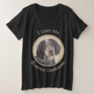 Camiseta Bluetick Coonhound Painting - Cute Original Dog Ar