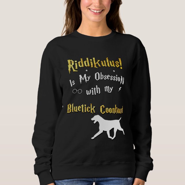 Camiseta Bluetick Coonhound   Riddikulus Bluetick Coonhound (Frente)