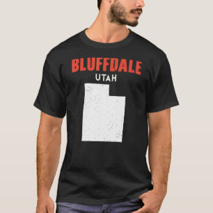 Camiseta Bluffdale Utah EUA Estado América Viagem Utahan