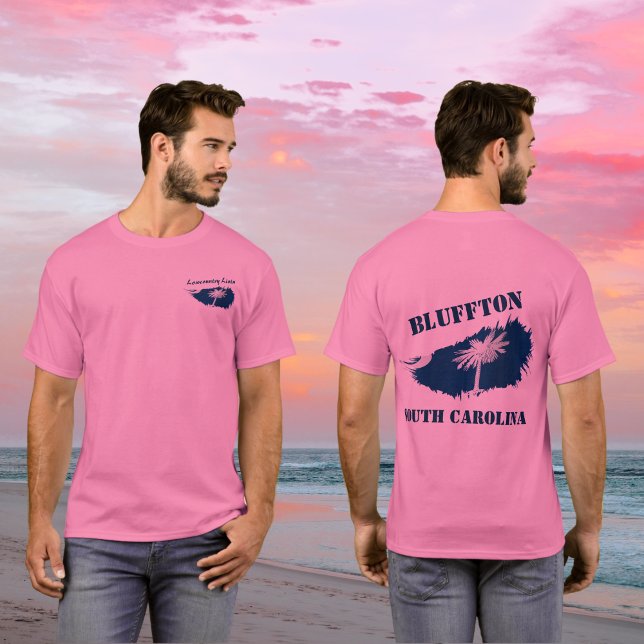 Camiseta Bluffton Carolina do Sul Lowcountry Gênero Neutro (Criador carregado)