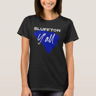 Camiseta Bluffton Carolina do Sul Yall Sc Palmetto State Ro
