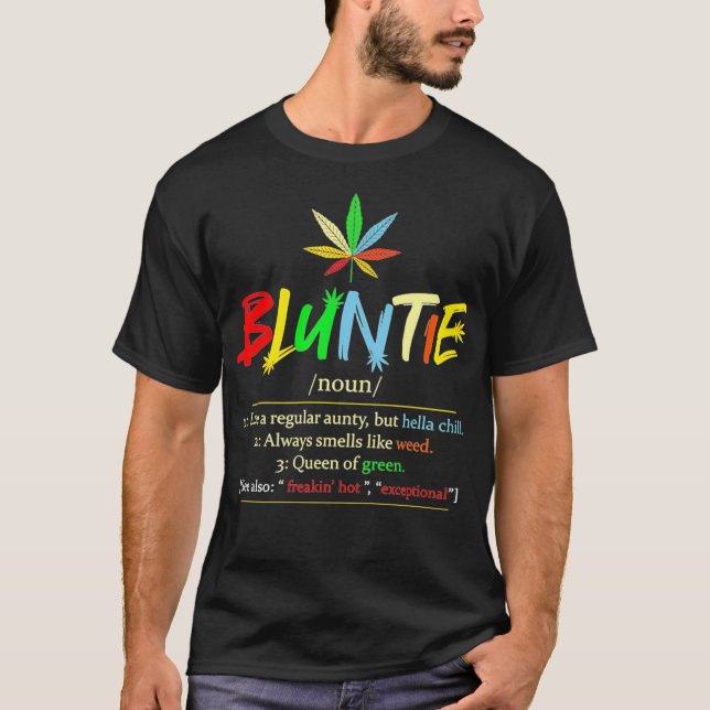Camiseta Bluntie Definition Bluntie Noun (Frente)