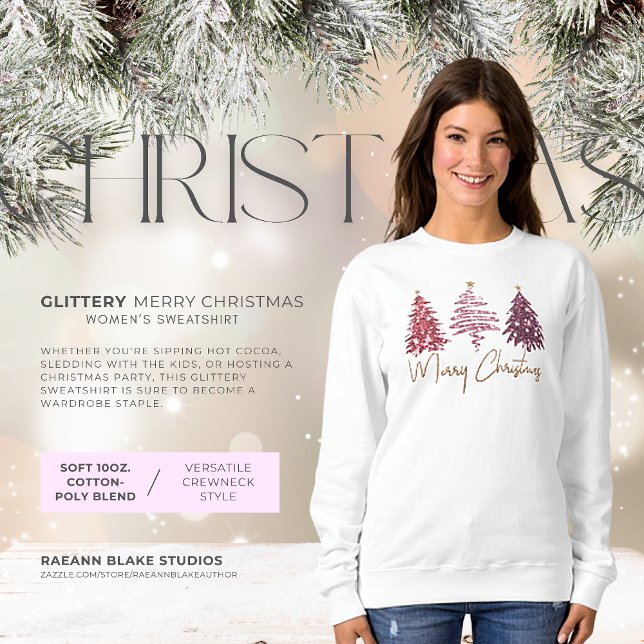 Camiseta Blusa Básica de Natal Brilhante (Criador carregado)