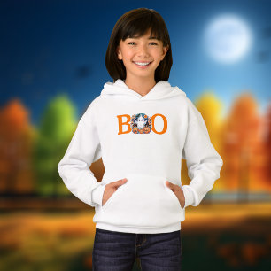 Camiseta Blusa com capuz Boo Spooktacular fofo de Halloween