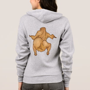 Camiseta Blusa com Capuz de Manga Longa de Ação de Graças T