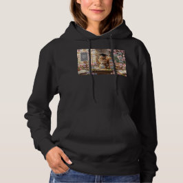 Camiseta Blusa com Capuz Flor de Cerejeira Agradecimento Pr