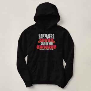 CAMISETA BLUSA COM CAPUZ UNISEX FELIZ OLHAR ÂNIMO