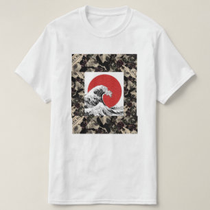 Camiseta blusa com simbolo japones