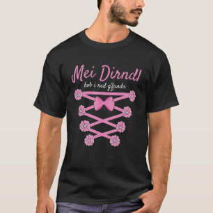 Camiseta Blusa do Volksfest Meu Dirndl Eu Não Encontrei Rép
