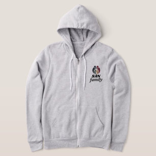 Camiseta blusão com capuz