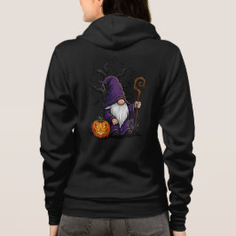 Camiseta Blusão com Capuz Adulto Gnome de Halloween