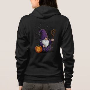 Camiseta Blusão com Capuz Adulto Gnome de Halloween