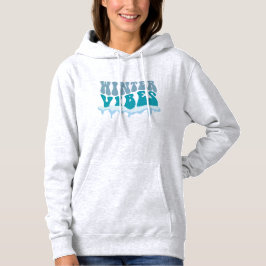 Camiseta Blusão com Capuz Feminino Vibrações de Inverno