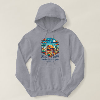 Camiseta Blusão com Capuz Liberdade Religiosa EUA para Mulh