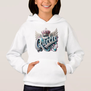 Camiseta blusão com capuz para menina quando é assustador s