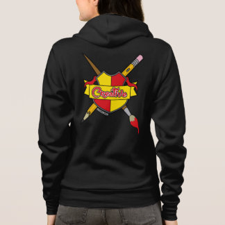 Camiseta Blusão com Gráficos Malucos de Brasão Criativo