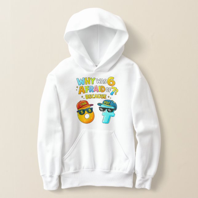 Camiseta Blusão de Criança com Piada de Números de Matemáti (Postura )