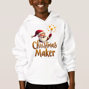 Camiseta Blusão de Natal Infantil Santa