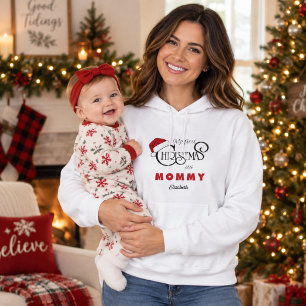 Camiseta Blusão de Natal Personalizado Primeiro Natal como