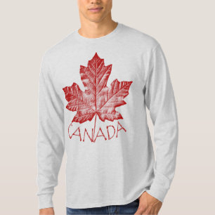 Camiseta Blusão do Canadá Legal Folha de Bordo Retro Suveni