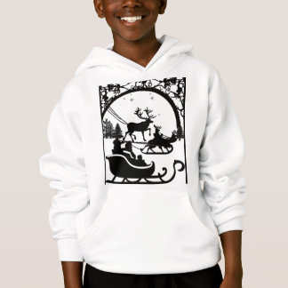 Camiseta blusão do papai noel para crianças