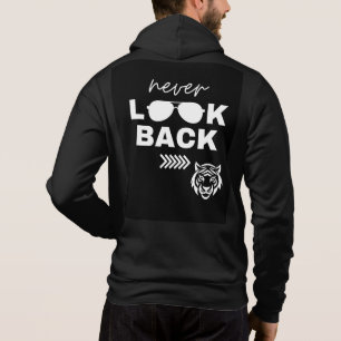 Camiseta Blusão Preto com Citação Motivacional em Negrito
