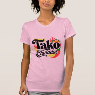 Camiseta Blusas Gráficas de Comida Mexicana Divertida para
