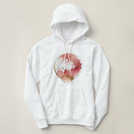 Camiseta Blush Abstrato Art | Hoodie Básico das Mulheres