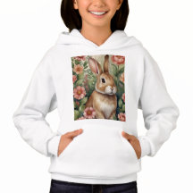 Blush Blooms e Bunny Drew Hoodie