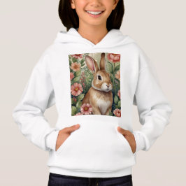 Camiseta Blush Blooms e Bunny Drew Hoodie