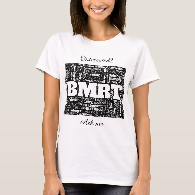 Camiseta BMRT Preto. Vamos espalhar a palavra! (Frente)