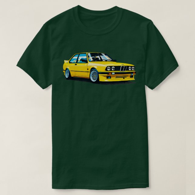 Camiseta Bmw 1 amarelo (Frente do Design)