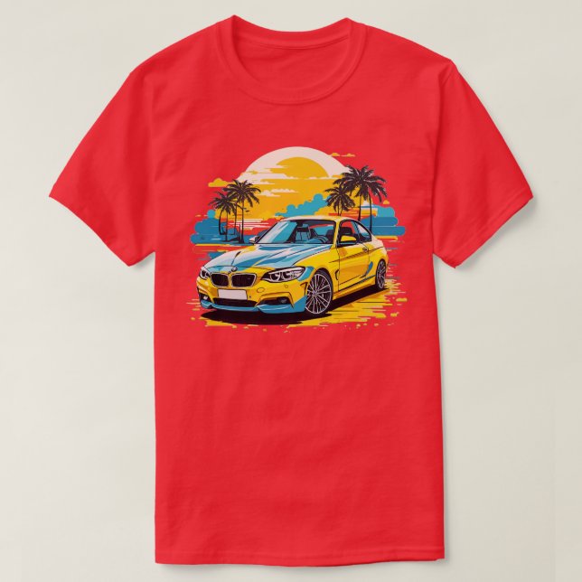 Camiseta Bmw amarelo (Frente do Design)