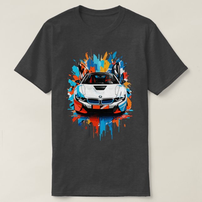 Camiseta BMW i8 1 (Frente do Design)