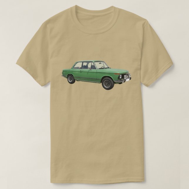 Camiseta BMW verde Vintage (Frente do Design)