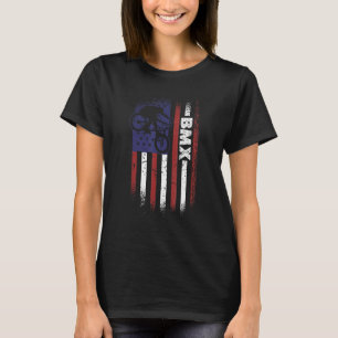Camiseta Bmx Bandeira Americana Vinatge Bmx Esportes Vintag