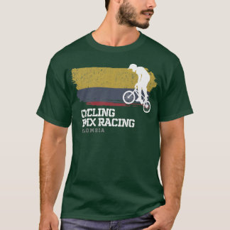Camiseta BMX Bike Colombia Flag ciclismo BMX