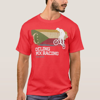 Camiseta BMX Bike Comoros Flag Biking Racing BMX 2